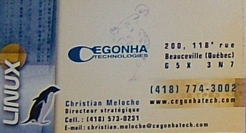 Cegonha Technologies Business Card